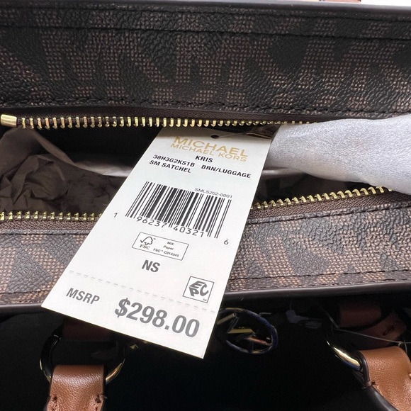 MICHAEL MICHAEL KORS Kris Small Logo Satchel - Picture 13 of 14